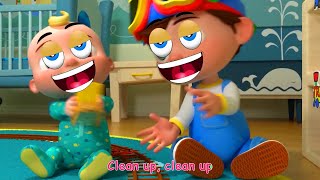 CoComelon Clean Up Song Hilarious Laugh [upl. by Aniahs673]