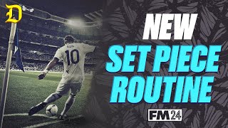 FM24 Tips and trick  Ultimate Set Pieces 4 Men Inside  Best Set Pieces [upl. by Dorkus190]