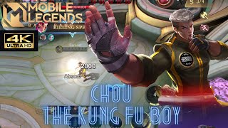 Mobile Legend  The Kung Fu Boy  Chou  Game No  1 [upl. by Michaeline718]