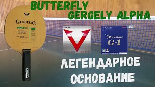 Обзор основания Butterfly Gergely Alpha  Xiom Vega Asia  Nittaku Fastarc G1 [upl. by Marian]