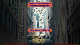 SEC v Jarkesy SCOTUS oral argument SEC amp WallStreet Showdown on SupremeCourt 107 [upl. by Evered409]