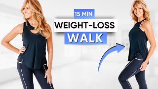 15Minute Walking Exercise To Lose Belly Fat [upl. by Erret]