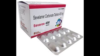 Sevaron400  800 Tab Sevelamer Carbonate 400mg and 800mg  Trumac Healthcare  PCD Pharma [upl. by Nnylyrehc]