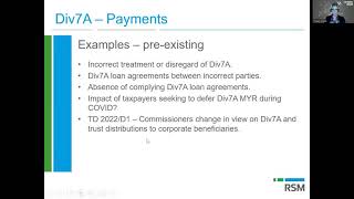 Family Law Understanding Division 7A in Family Law Property Settlements [upl. by Veleda]