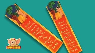 Arts amp Crafts  Learn to Make a Global Warming Bookmark [upl. by Redna]