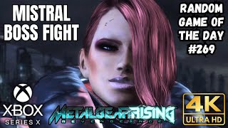 Metal Gear Rising Revengeance  Mistral Boss Fight  Xbox Series XS  RANDOM GAME OF THE DAY 269 [upl. by Adoc]