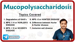 Mucopolysaccharidoses Inherited Metabolic Disorders  MBBS Biochemistry and USMLE Step 1 [upl. by Dulcle]