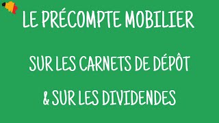 Précompte mobilier tout savoir sur labattement fiscal sur les intérêts et les dividendes Belgique [upl. by Glendon397]