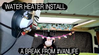 Fixing VANBUILD mistakes  Installing the ELGENA water heater  VANLIFE in Belgium S02E11 [upl. by Enitram]