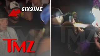 Tekashi 6ix9ine Punched in Back of Head as He Leaves Miami Nightclub  TMZ [upl. by Riccardo]