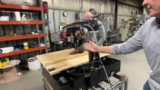 Radial Arm Saw Adjustments [upl. by Barfuss]