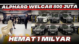 HARGA MOBIL BEKAS ALPHARD 200 JUTAAN MURAH READY VERSI WELCAB SHOWROOM GETRICH AUTO JAKARTA [upl. by Esom]