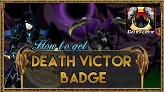 AQW How to get Master of Death Badge Death Badge [upl. by Mharba]