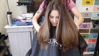 How to balayage dark hair without brass or orange [upl. by Chico194]