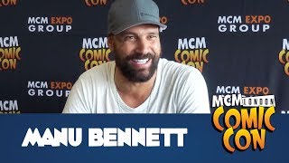 Arrows Deathstroke Manu Bennett Interview  MCM Comic Con London  May 2017 [upl. by Carlina]