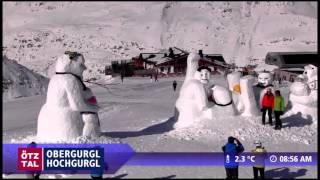 Funny ski resort webcam footage [upl. by Anivid]