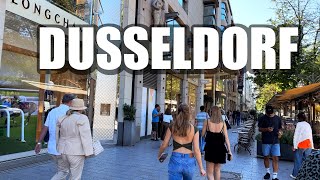 Dusseldorf City Tour Walk in Germany 🇩🇪 4k60fps HDR [upl. by Etyam]