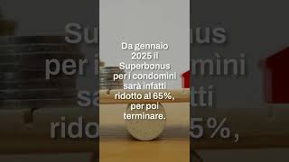 Superbonus condomini scadenza al 31 dicembre per la detrazione al 70 [upl. by Ellehsyt694]