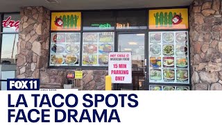 LAs San Fernando Valley taco spots face drama between one another [upl. by Linnette]