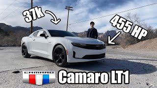 2021 Chevy Camaro LT1 Full Review  Budget HP [upl. by Aynekat719]