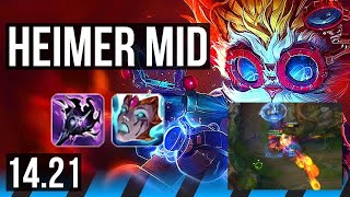 HEIMERDINGER vs FIDDLESTICKS MID Desintegrando a un Atrox [upl. by Lilyan]