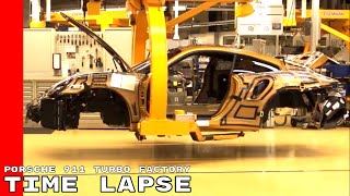 Time Lapse Porsche 911 Turbo S Exclusive Series Factory [upl. by Ahsot]