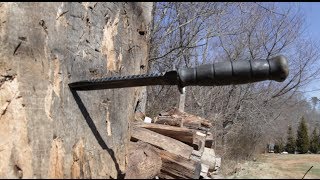 Basic Knife Throwing Russian Army Style [upl. by Jarl]