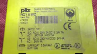 Pilz PNOZ V 3024VDC Safety Relay [upl. by Enomys]