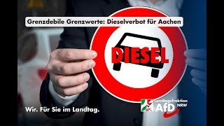 Grenzdebile Grenzwerte Dieselverbot für Aachen [upl. by Onitnerolf]