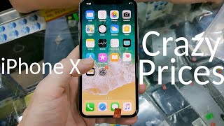 China Biggest Refurbished Phone Market iPhone X Crazy Prices 📱 [upl. by Coates]