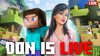 Ab se Only Minecraft Stream Live with Girl Gamer Don 🤗♥️  minecraft shortsfeeds shorts [upl. by Dav143]