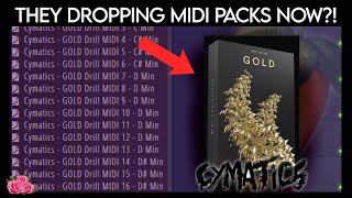 Cymatics Dropped a Midi Pack  Cymatics Gold Midi Collection Review [upl. by Vetter]