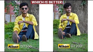 Nikon D7200 vs Nikon D7500 Comparison Outdoor Photography Live Demo [upl. by Watanabe]