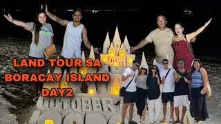 BORACAY ISLAND VACATION DAY2 LANDTOUR [upl. by Annaitat]