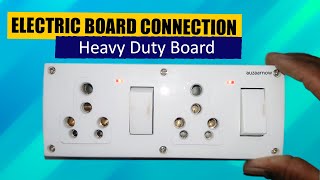 Electric Board Wiring Connection  Heavy duty Electric Double Combined Board [upl. by Willamina]