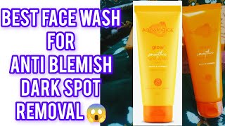 Aqualogica face wash review😍 pigmentation face wash dark spot removal😱 best face wash for dry skin [upl. by Arvonio]