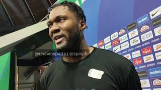 Atlanta Hawks player Bruno Fernando interview on Angola in the 2023 FIBA Basketball World Cup [upl. by Yttel]