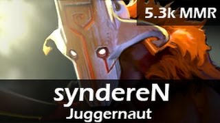 187 syndereN as Juggernaut Top ft AdmiralBulldog zai VXVXVX  53k MMR Ranked Gameplay [upl. by Odnuges318]