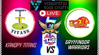 KANOPY TITANS vs GRYFFINDER WARRIORS HVTCL19LEAGUE MATCHLIVE [upl. by Drageruaeb]