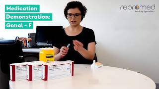 GonalF Medication Demonstration [upl. by Bowlds]