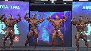 Phil Heath VS Shawn Rhoden VS Roelly Winklaar VS William Bonac Comparison at 2018 Mr Olympia [upl. by Ann-Marie]