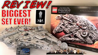 LEGO Star Wars 75192 UCS MILLENNIUM FALCON Review  BIGGEST LEGO SET EVER  INCREDIBLE [upl. by Lubba]