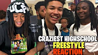 Epic Reactions to RARE HIGH SCHOOL LUNCH FREESTYLE PART 2 You Wont Believe It [upl. by Borchers]