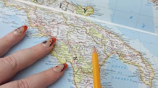 ASMR  Basilicata Italy History amp Geography  Soft Spoken Map Tracing Google Earth [upl. by Dobbins382]