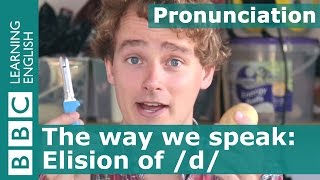 👄 Tims Pronunciation Workshop Why does the d sound sometimes disappear [upl. by Aleciram703]