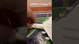 AN225 mriya is hungry🤣😂 funny aviation AN225 [upl. by Amelita]