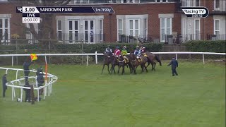 Jonbon EASILY wins backtoback Betfair Tingle Creek at Sandown Park [upl. by Bozovich]