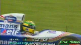 Ayrton Senna mostra o circuito de Interlagos em 1994 [upl. by Latsyrc860]