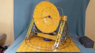 Meccano model of the Lovell Telescope at Jodrell Bank [upl. by Anehc432]