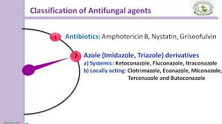 Antifungal Agents Definition Classification Mechanism of action of polyene antibiotics [upl. by Brasca]